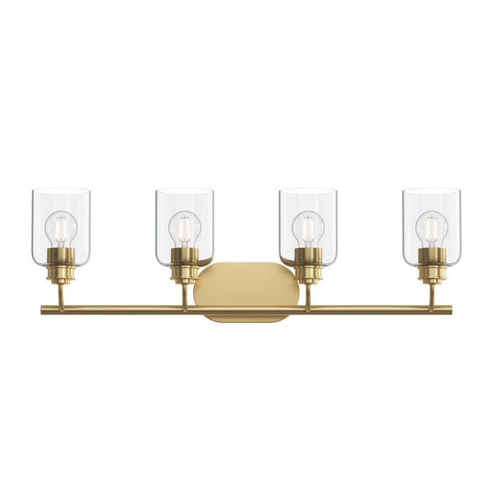 Progress Lighting - P300568-191 - Four Light Bath Vanity - Reines - Brushed Gold