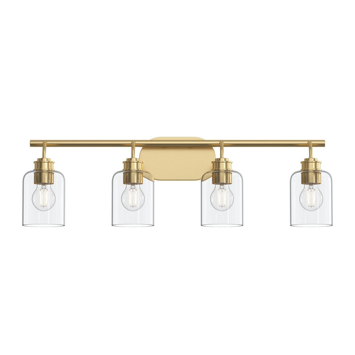 Progress Lighting - P300568-191 - Four Light Bath Vanity - Reines - Brushed Gold