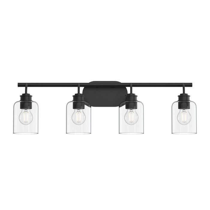 Progress Lighting - P300568-31M - Four Light Bath Vanity - Reines - Matte Black