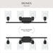 Progress Lighting - P300568-31M - Four Light Bath Vanity - Reines - Matte Black