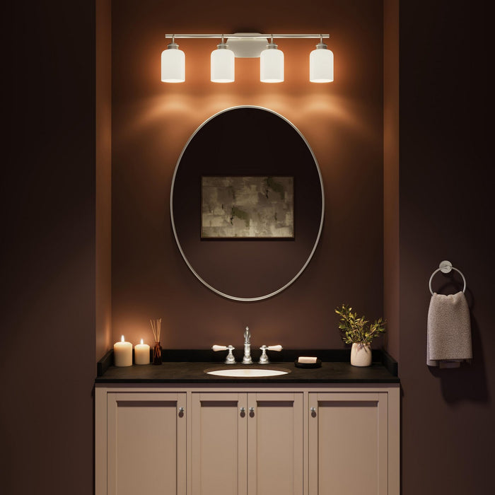 Progress Lighting - P300580-009 - Four Light Bath Vanity - Reines - Brushed Nickel