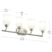 Progress Lighting - P300580-009 - Four Light Bath Vanity - Reines - Brushed Nickel