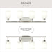 Progress Lighting - P300580-009 - Four Light Bath Vanity - Reines - Brushed Nickel