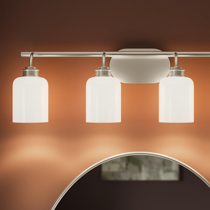 Progress Lighting - P300580-009 - Four Light Bath Vanity - Reines - Brushed Nickel