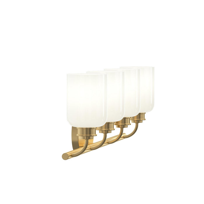 Progress Lighting - P300580-191 - Four Light Bath Vanity - Reines - Brushed Gold