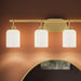 Progress Lighting - P300580-191 - Four Light Bath Vanity - Reines - Brushed Gold