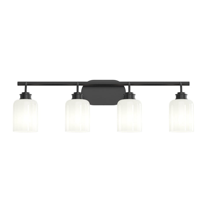 Progress Lighting - P300580-31M - Four Light Bath Vanity - Reines - Matte Black