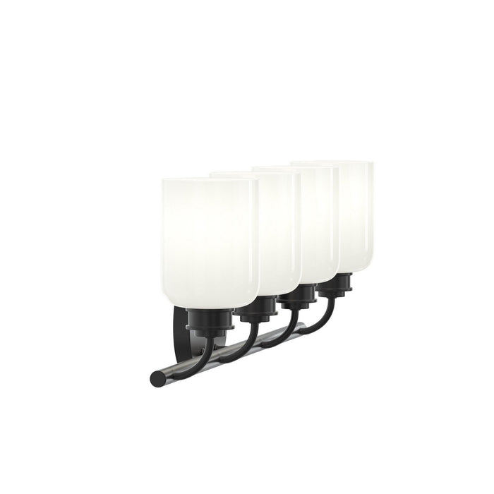 Progress Lighting - P300580-31M - Four Light Bath Vanity - Reines - Matte Black