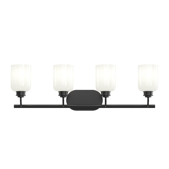 Progress Lighting - P300580-31M - Four Light Bath Vanity - Reines - Matte Black