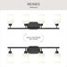 Progress Lighting - P300580-31M - Four Light Bath Vanity - Reines - Matte Black