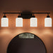 Progress Lighting - P300580-31M - Four Light Bath Vanity - Reines - Matte Black