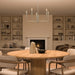 Progress Lighting - P400446-009 - Five Light Chandelier - Reines - Brushed Nickel