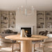 Progress Lighting - P400446-009 - Five Light Chandelier - Reines - Brushed Nickel
