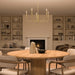 Progress Lighting - P400446-191 - Five Light Chandelier - Reines - Brushed Gold