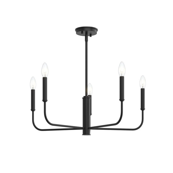 Progress Lighting - P400446-31M - Five Light Chandelier - Reines - Matte Black