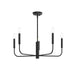 Progress Lighting - P400446-31M - Five Light Chandelier - Reines - Matte Black