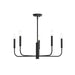 Progress Lighting - P400446-31M - Five Light Chandelier - Reines - Matte Black