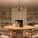Progress Lighting - P400446-31M - Five Light Chandelier - Reines - Matte Black