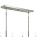 Progress Lighting - P400450-009 - Six Light Linear Chandelier - Reines - Brushed Nickel