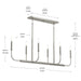 Progress Lighting - P400450-009 - Six Light Linear Chandelier - Reines - Brushed Nickel