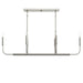 Progress Lighting - P400450-009 - Six Light Linear Chandelier - Reines - Brushed Nickel
