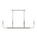 Progress Lighting - P400450-009 - Six Light Linear Chandelier - Reines - Brushed Nickel