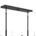 Progress Lighting - P400450-31M - Six Light Linear Chandelier - Reines - Matte Black