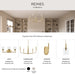 Progress Lighting - P400449-191 - Nine Light Chandelier - Reines - Brushed Gold