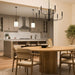 Progress Lighting - P400449-31M - Nine Light Chandelier - Reines - Matte Black
