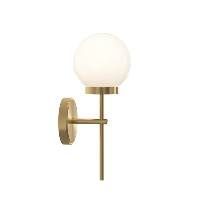 Progress Lighting - P710157-319 - One Light Wall Sconce - Rigsby - Matte Black and Brushed Gold