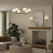 Progress Lighting - P400469-191 - Six Light Chandelier - Rigsby - Brushed Gold