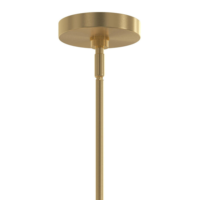 Progress Lighting - P400469-191 - Six Light Chandelier - Rigsby - Brushed Gold