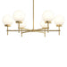 Progress Lighting - P400469-191 - Six Light Chandelier - Rigsby - Brushed Gold