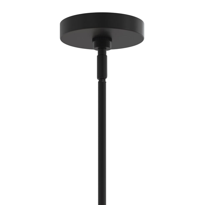 Progress Lighting - P400469-319 - Six Light Chandelier - Rigsby - Matte Black and Brushed Gold