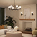 Progress Lighting - P400469-31M - Six Light Chandelier - Rigsby - Matte Black