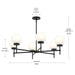 Progress Lighting - P400469-31M - Six Light Chandelier - Rigsby - Matte Black