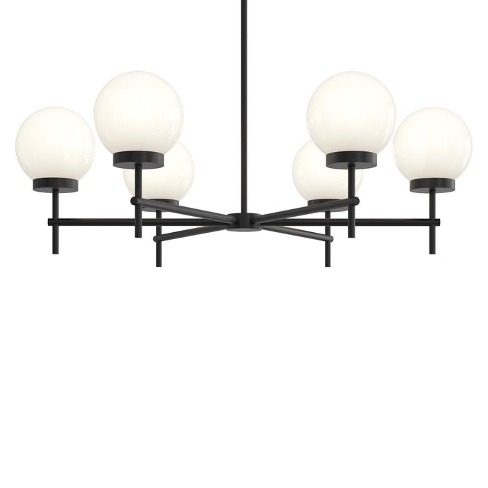 Progress Lighting - P400469-31M - Six Light Chandelier - Rigsby - Matte Black