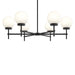 Progress Lighting - P400469-31M - Six Light Chandelier - Rigsby - Matte Black