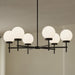 Progress Lighting - P400469-31M - Six Light Chandelier - Rigsby - Matte Black