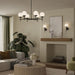 Progress Lighting - P400469-31M - Six Light Chandelier - Rigsby - Matte Black