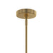 Progress Lighting - P400470-191 - Six Light Chandelier - Rigsby - Brushed Gold