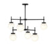 Progress Lighting - P400470-31M - Six Light Chandelier - Rigsby - Matte Black