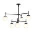 Progress Lighting - P400470-31M - Six Light Chandelier - Rigsby - Matte Black