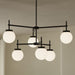 Progress Lighting - P400470-31M - Six Light Chandelier - Rigsby - Matte Black