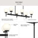 Progress Lighting - P400471-31M - Six Light Linear Chandelier - Rigsby - Matte Black