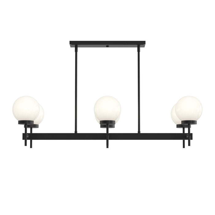 Progress Lighting - P400471-31M - Six Light Linear Chandelier - Rigsby - Matte Black
