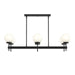 Progress Lighting - P400471-31M - Six Light Linear Chandelier - Rigsby - Matte Black