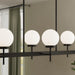 Progress Lighting - P400471-31M - Six Light Linear Chandelier - Rigsby - Matte Black