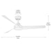 Progress Lighting - P250129-28M - 52" Ceiling Fan - Rizo - Matte White