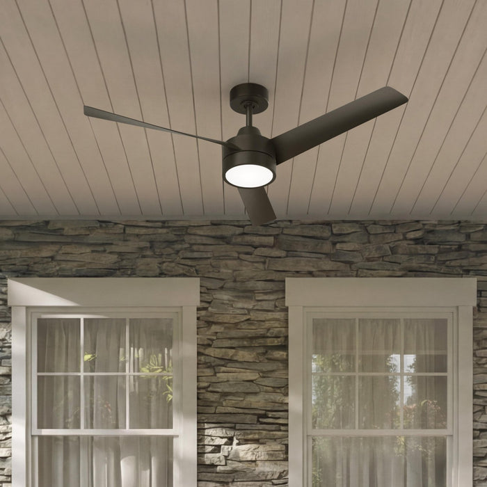 Progress Lighting - P250129-31M - 52" Ceiling Fan - Rizo - Matte Black